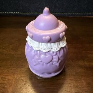 Fisher Price Puffalump Kids PURPLE BABY BOTTLE Doll Plush Vintage 1992‎ Rare HTF